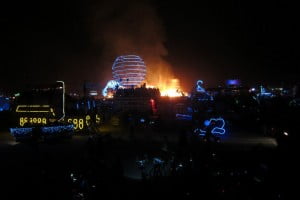 BRC at night