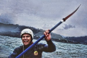 Steve Sinclair off the coast at Elk, California – Photo by Will Nordby©