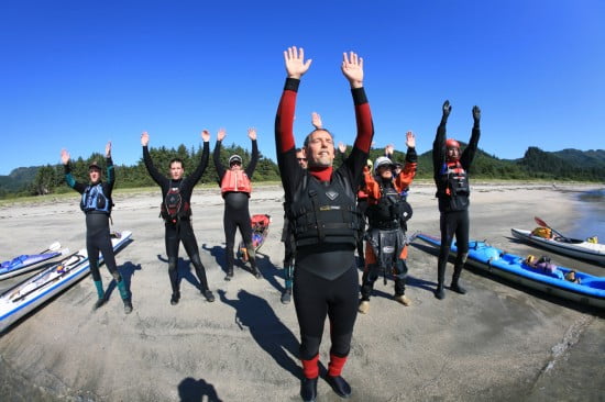 The Tsunami Rangers salute the sea on retreat in 2008 The Tsunami Rangers salute the sea on retreat in 2008